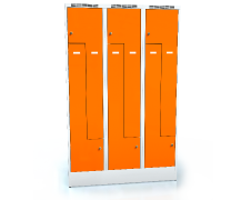 Cloakroom locker Z-shaped doors ALDOP 1920 x 1200 x 500